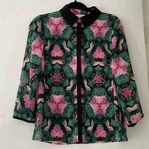 Ted Baker Floral Top size 1